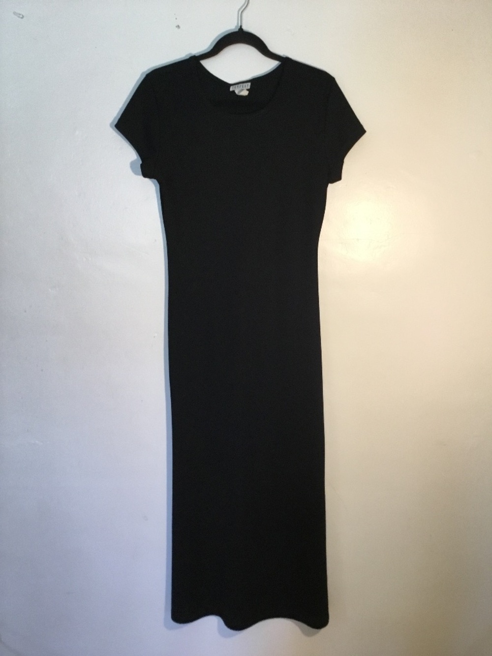 Vintage 1990’s Tempest Women’s Short Sleeve Black Maxi Dress